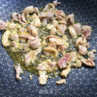 蒜苔豆芽炒面的做法步骤:7