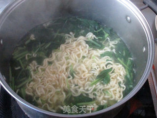 鸡蛋炸酱面的做法步骤:12