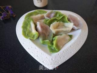 翡翠饺子的做法步骤:7