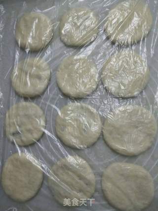 赤小豆馅发面饼的做法步骤:8