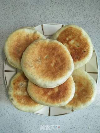 赤小豆馅发面饼的做法步骤:11