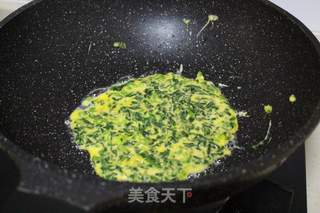 蛋黄菠菜饼的做法步骤：6