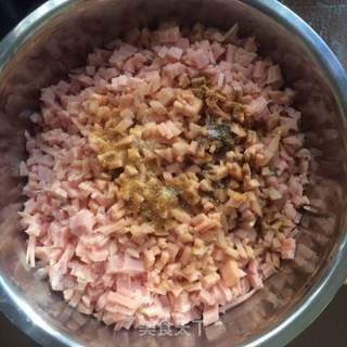 青椒午餐肉包的做法步骤:5