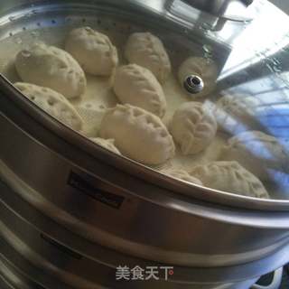青椒午餐肉包的做法步骤:9