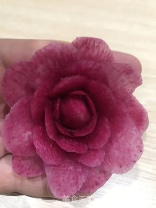 教大家雕刻萝卜花(直瓣月季花的做法步骤:22