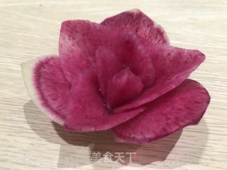 教大家雕刻萝卜花(直瓣月季花的做法步骤:29
