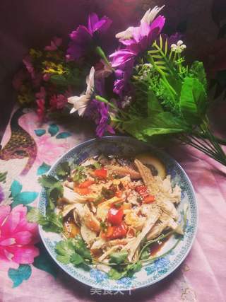 傣味柠檬手撕鸡的做法步骤:7