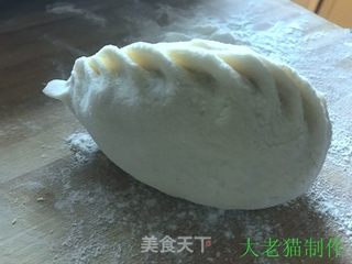 扇贝萝卜丝包子的做法步骤:23