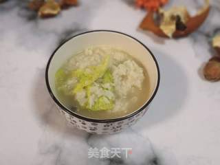 鳕鱼青菜粥的做法步骤：4