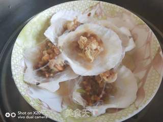 蒜蓉粉丝蒸扇贝的做法步骤：7
