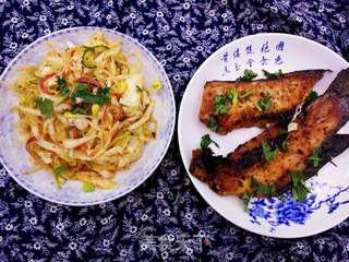 烤黑鱼骨的做法步骤:3