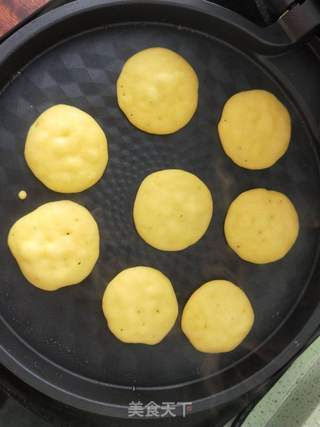 低脂版玉米面赤豆铜锣烧的做法步骤:6
