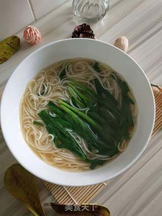 韭菜(蘑菇云)鸡蛋面的做法步骤:8