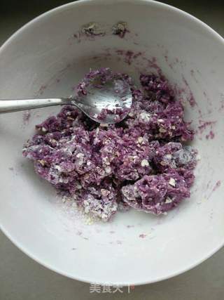 烤紫薯.燕麦球的做法步骤:7