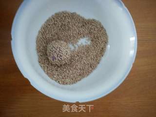 烤紫薯.燕麦球的做法步骤:10