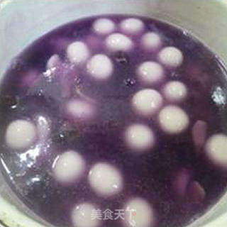 紫薯百合圆子羹的做法步骤:15