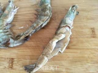 沙拉酱烤大虾的做法步骤:5