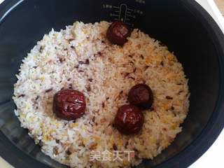 杂粮红枣米饭的做法步骤:5