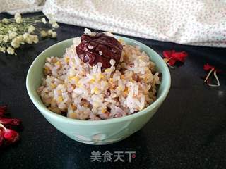 杂粮红枣米饭的做法步骤:6