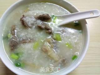 绵滑牛肉粥的做法步骤:5