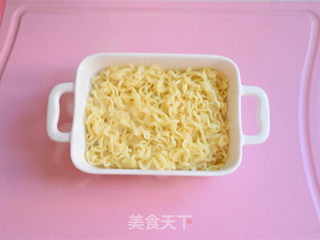 芝士焗方便面的做法步骤:11
