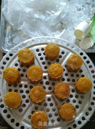 南瓜蒸月饼的做法步骤:11