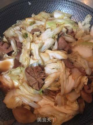 白菜炖大肠的做法步骤：8