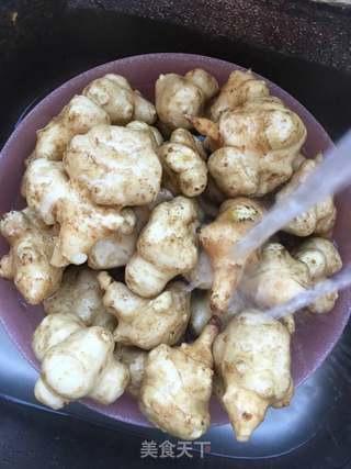 爆腌鬼子姜的做法步骤:3