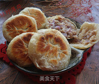 香酥洋葱肉饼的做法步骤:12