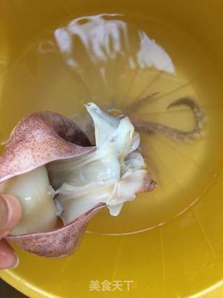 “烤箱菜”烤鱿鱼的做法步骤:2
