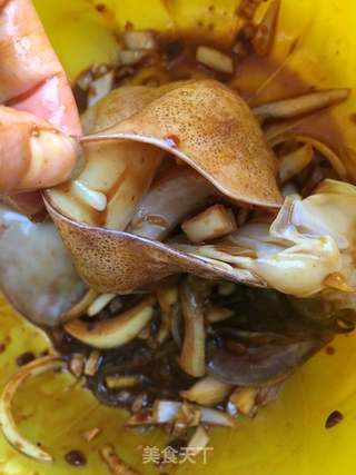 “烤箱菜”烤鱿鱼的做法步骤:9