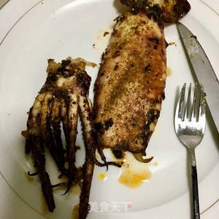 “烤箱菜”烤鱿鱼的做法步骤:20