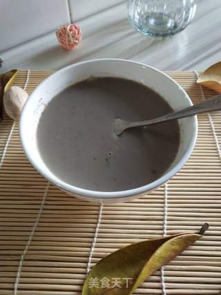 核桃芝麻黑豆浆的做法步骤:6
