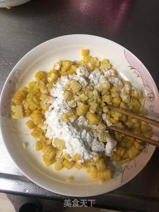 黄金玉米烙的做法步骤:4