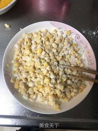 黄金玉米烙的做法步骤:5