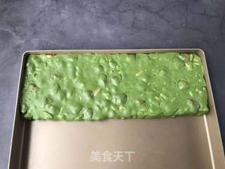 抹茶草莓牛轧糖的做法步骤:10