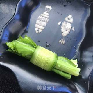 翡翠麻酱卷的做法步骤:4
