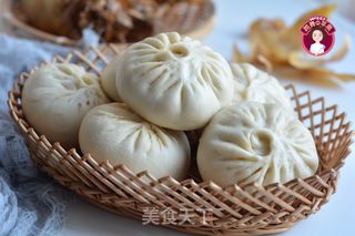 酱肉冬笋大包子的做法步骤:17