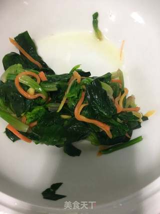 菠菜拌羊肉的做法步骤:13