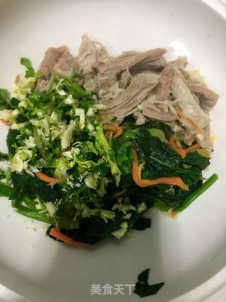 菠菜拌羊肉的做法步骤：22