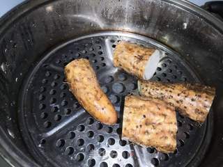 山药糯米豆沙饼的做法步骤:3
