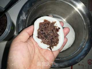 山药糯米豆沙饼的做法步骤:13