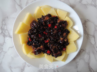 豆豉土豆蒸排骨的做法步骤:10