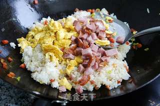 炒饭的做法步骤:7