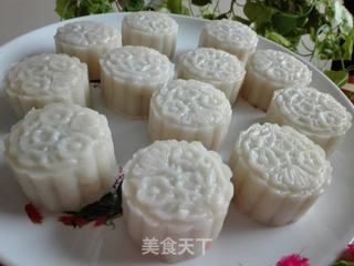 豆沙山药糕的做法步骤:6