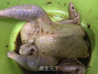烤了一只鸡的做法步骤:4