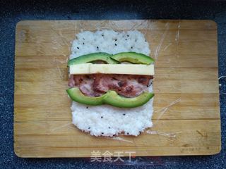 牛果培根饭团的做法步骤:12