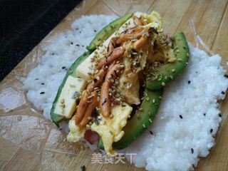 牛果培根饭团的做法步骤:13