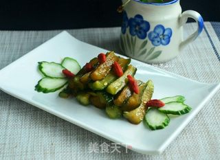 一夜渍酱黄瓜的做法步骤:11
