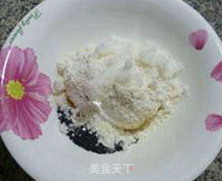 黑芝麻甜玉米豆渣饼的做法步骤:7